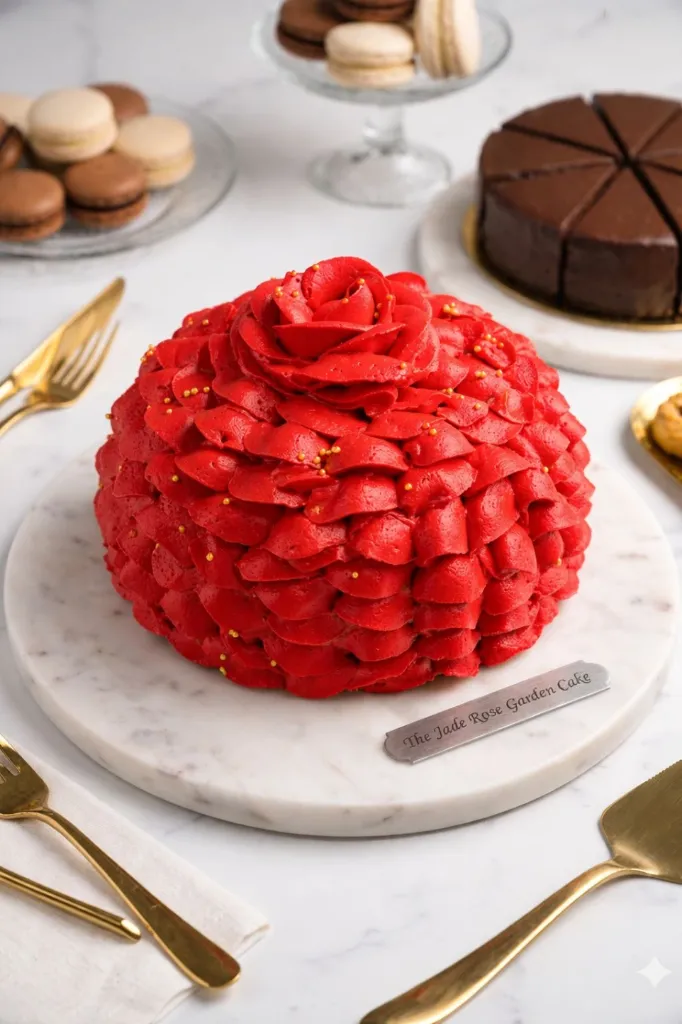 Rose leaf covered (0.5kg, red)
