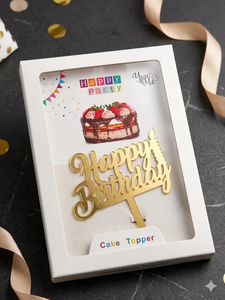 Fancy cake topper