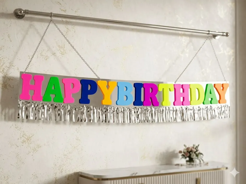 foil,paper HB banner