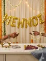foil mehndi banner